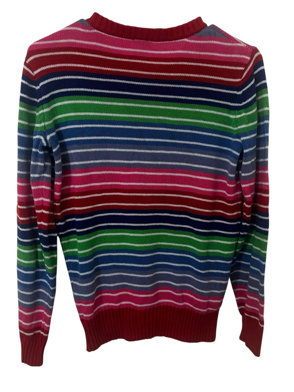 Spirit Halloween Good Guys youth  Striped Multicolor Knit Sweater size XL kids